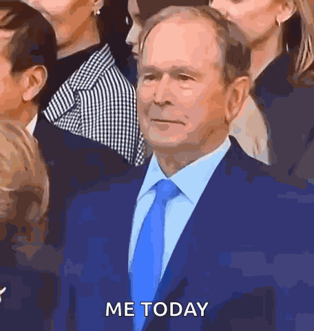 George Bush Eye Brow GIF