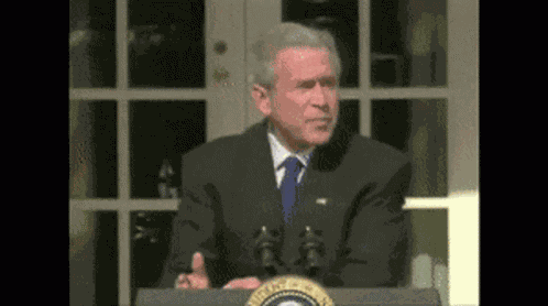 George Bush Speech GIF