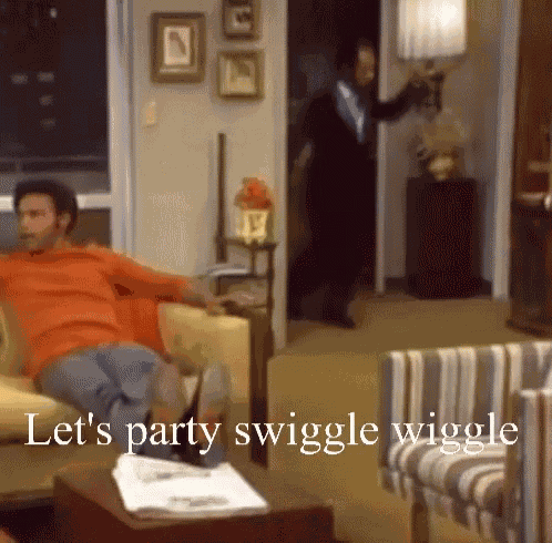 George Jefferson Lets Party GIF