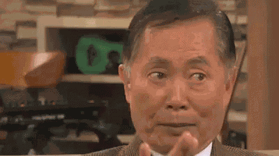 George Takei Does The Vulcan Salute On The Meredith Vieira Show! GIF