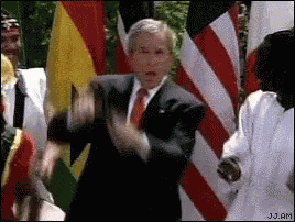 George W Bush Dance GIF