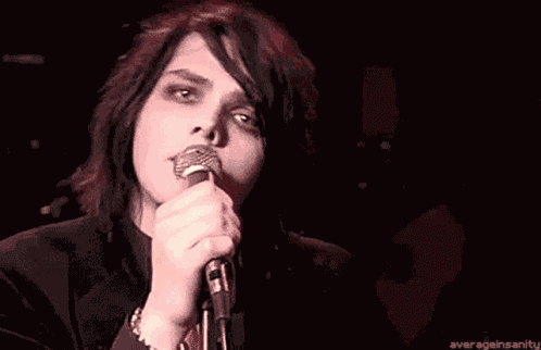 Gerard Way Widening His Eyes Gerard Way Staring GIF