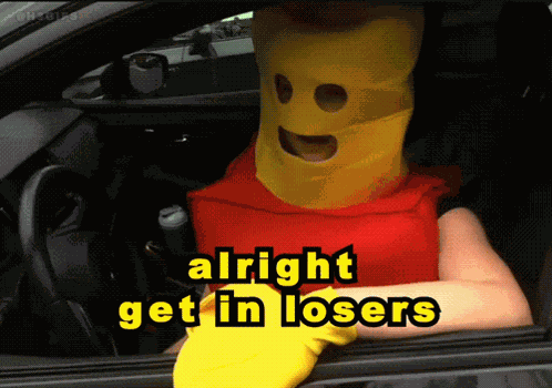 Get In Loser Sam H3 Lego GIF