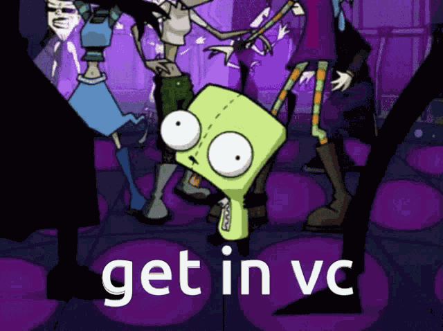 Get In Vc Invader Zim GIF