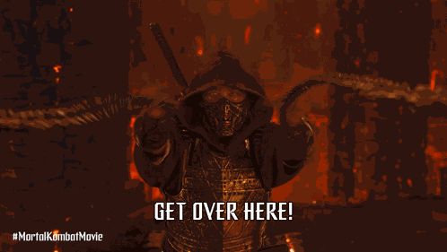 Get Over Here Scorpion GIF