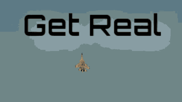 Get Real Fighter Jet GIF