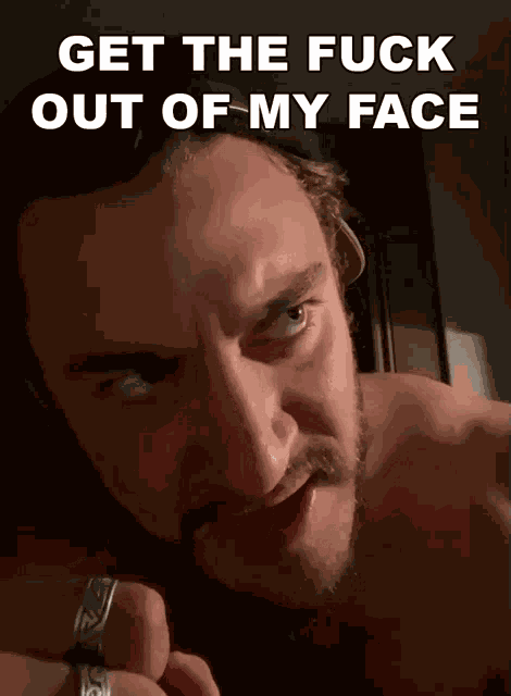 Get The Fuck Out Of My Face Casey Frey GIF