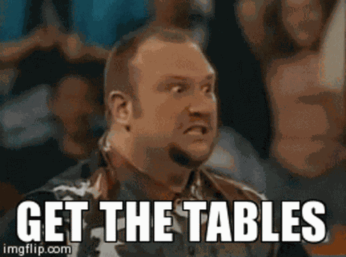 Get The Tables Dudley Boys GIF