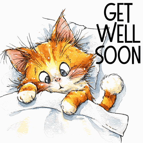 Get Well Soon Feel Better GIF