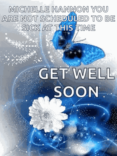 Get Well Soon Sparkles GIF