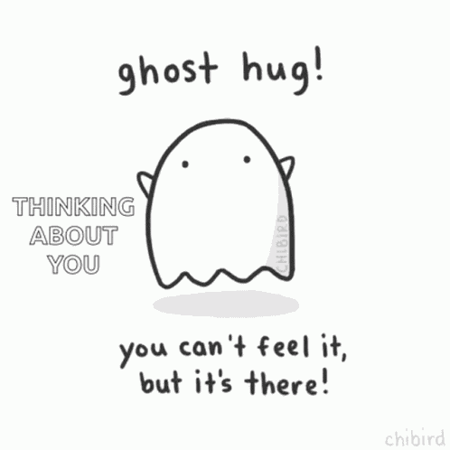 Ghost Hug GIF