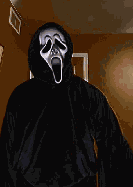 Ghostface Devil Face GIF