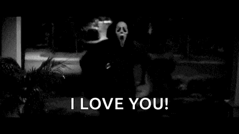 Ghostface Running GIF