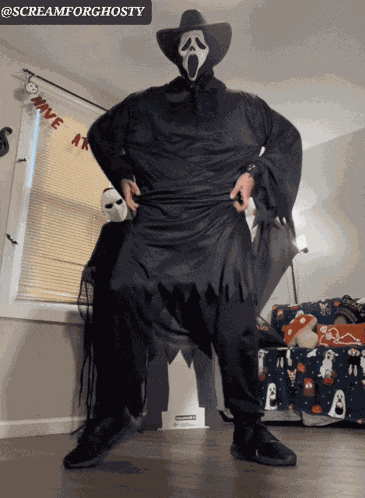 Ghostface Scream GIF