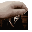 Ghostface Scream Sticker GIF