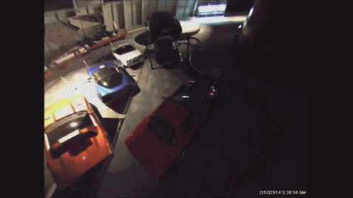 Giant Sinkhole Under The Corvette Museum. GIF
