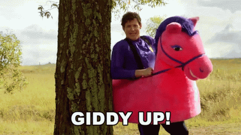 Giddy Up Lachy Wiggle GIF