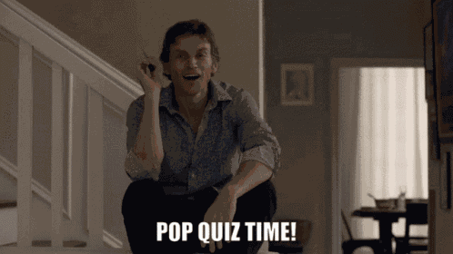 Gideon Emery Pop Quiz Time GIF