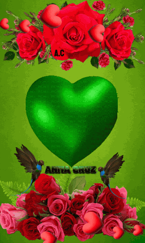 Gif Rosas Y Corazones GIF