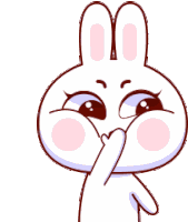 Giggles Bunny Sticker