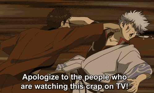 Gintama Apologise GIF