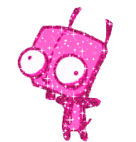 Gir Gir Invader Zim Sticker