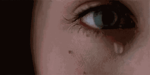 Girl Crying Tear Drop GIF