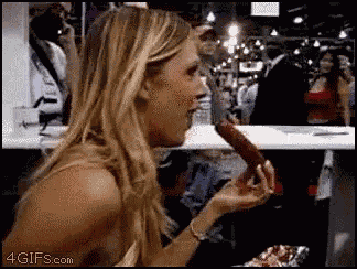 Girl Deep Throat GIF