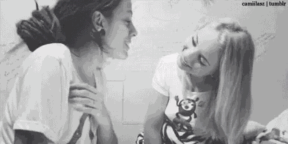Girl Kiss GIF