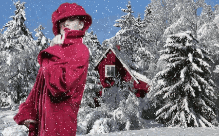 Girl Snow GIF