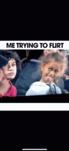 Girl Trying To Flirt GIF