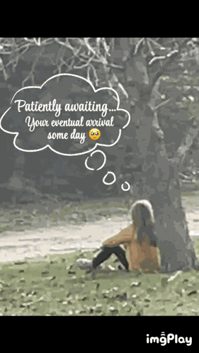 Girl Waiting GIF
