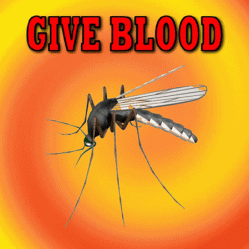 Give Blood Mozzie GIF