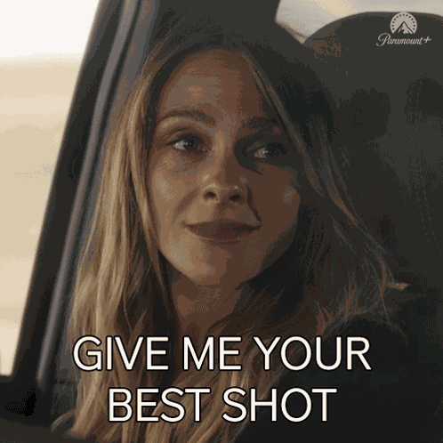 Give Me Your Best Shot Abigail Reese GIF