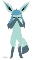 Glaceon Hyoga The Glaceon Sticker