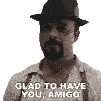 Glad To Have You Amigo Det Angel Batista Sticker