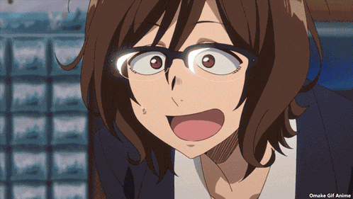 Glasses Anime GIF