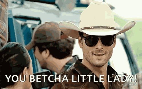 Glen Powell Twisters Cowboy GIF