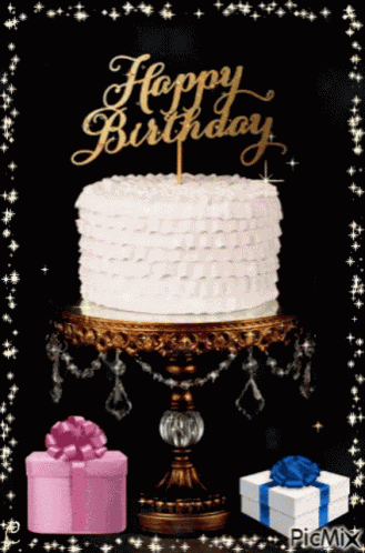 Glitter Birthday GIF