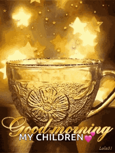 Glitter Good Morning GIF