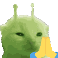 Glorp Pray Sticker