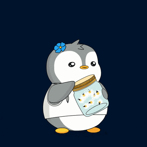 Glow Penguin GIF