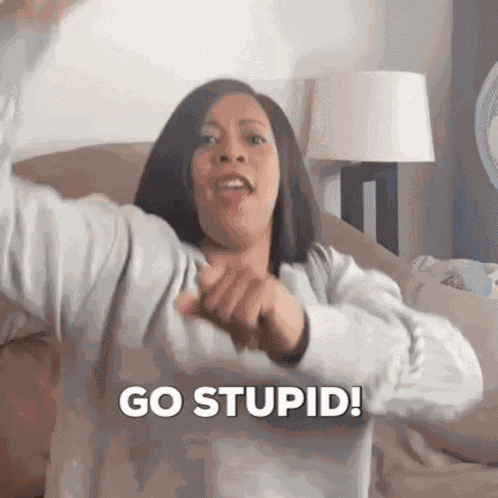 Go Stupid Stupid GIF