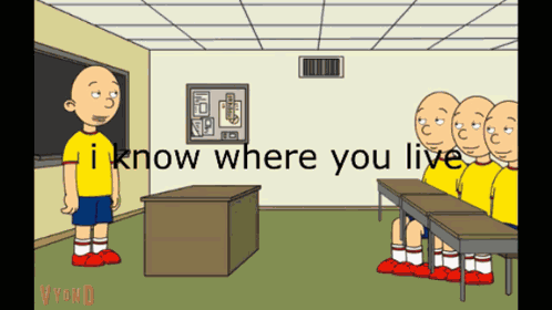 Goanimate Caillou GIF