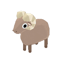 Goat Bighorn Sticker