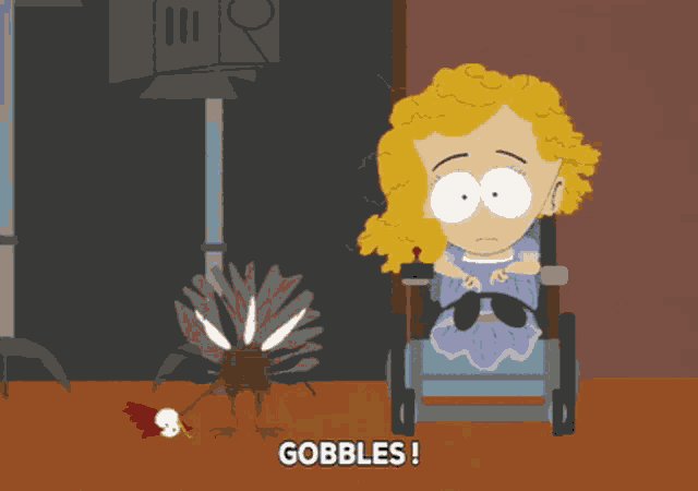 Gobbles South Park GIF