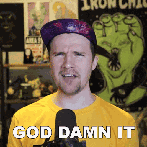 God Damn It Elvis The Alien GIF