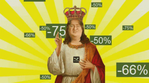 God Gabe Gabe Newell GIF