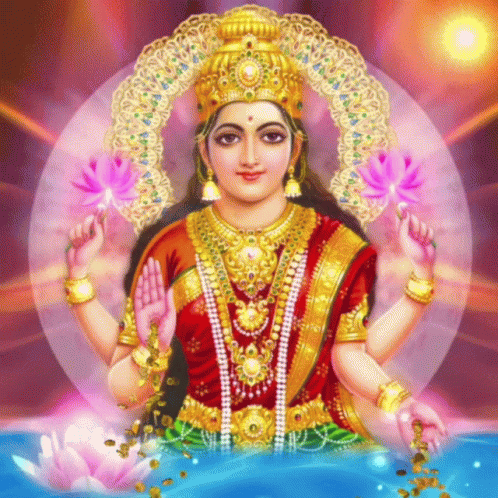 Goddess Maa Lakshmi Ji Mother Goddess GIF