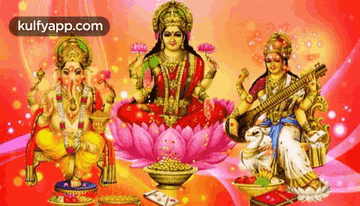 Goddess Saraswati.Gif GIF